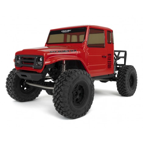 Vanquish Products VS4-10 Phoenix Straight Axle RTR Rock Crawler (Red)