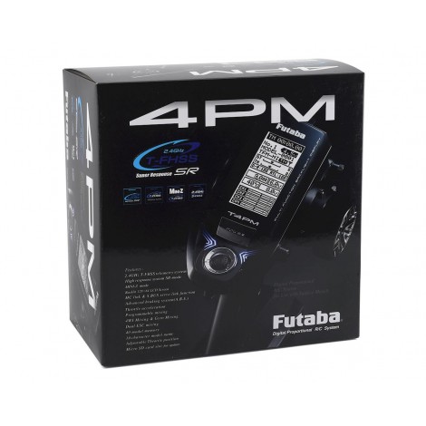 Futaba 4PM 4-Channel 2.4GHz T-FHSS Radio System w/R334SBS Receiver