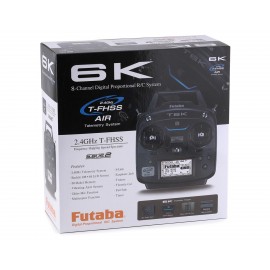 Futaba 6K 2.4GHz S FHSS/T-FHSS Radio System (Airplane) w/R3008SB Receiver