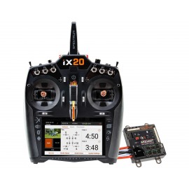 Spektrum RC iX20 DSMX 20-Channel Transmitter w/AR20400T PowerSafe Receiver